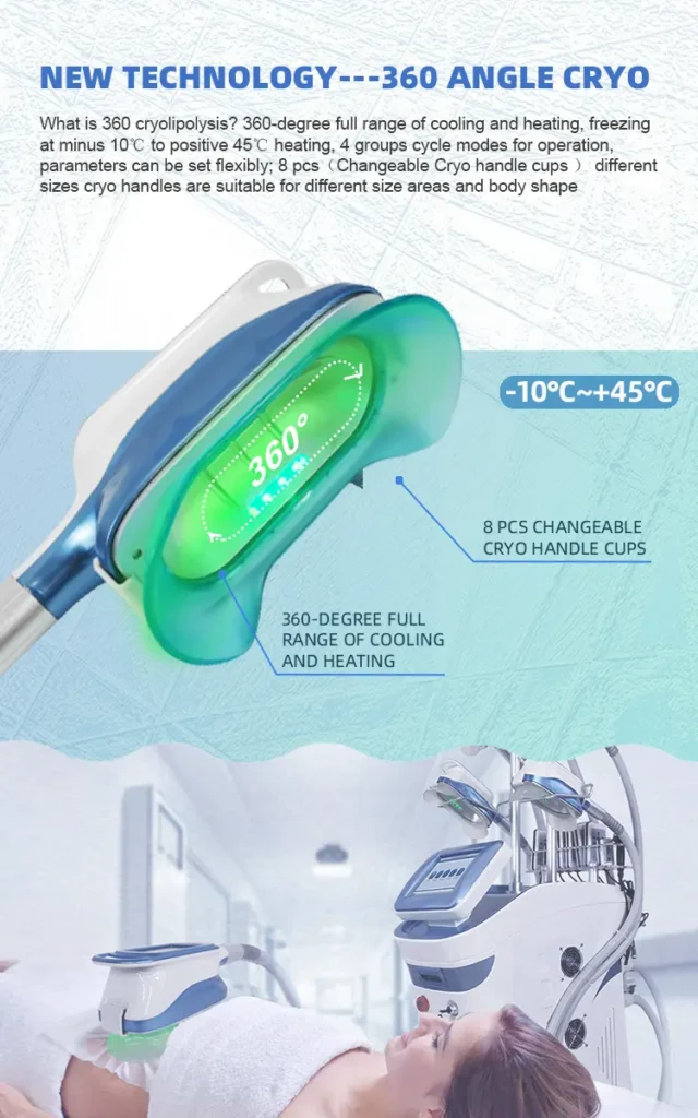 the handle of Cryolipolysis slimming machine