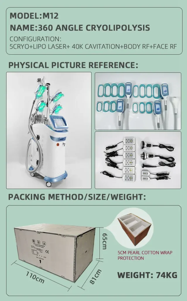 Cryolipolysis slimming machine size