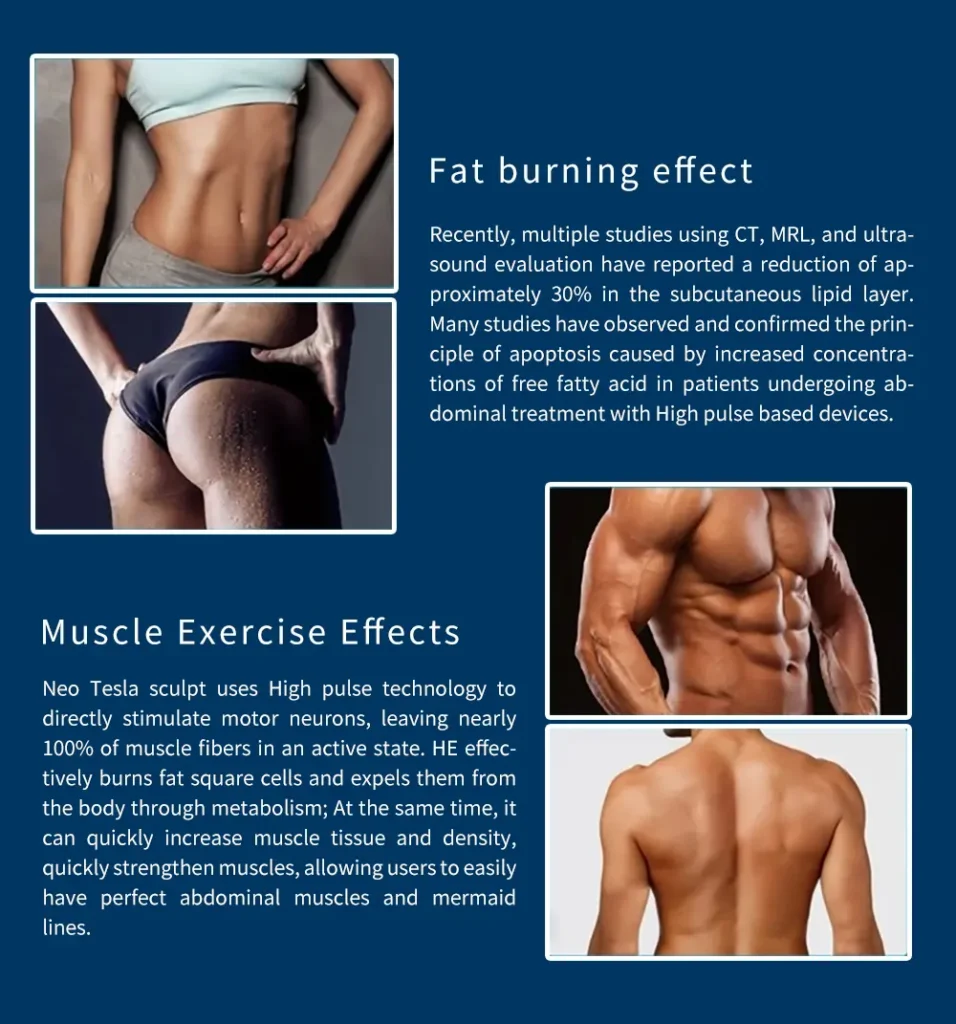Muscle building slimming machine