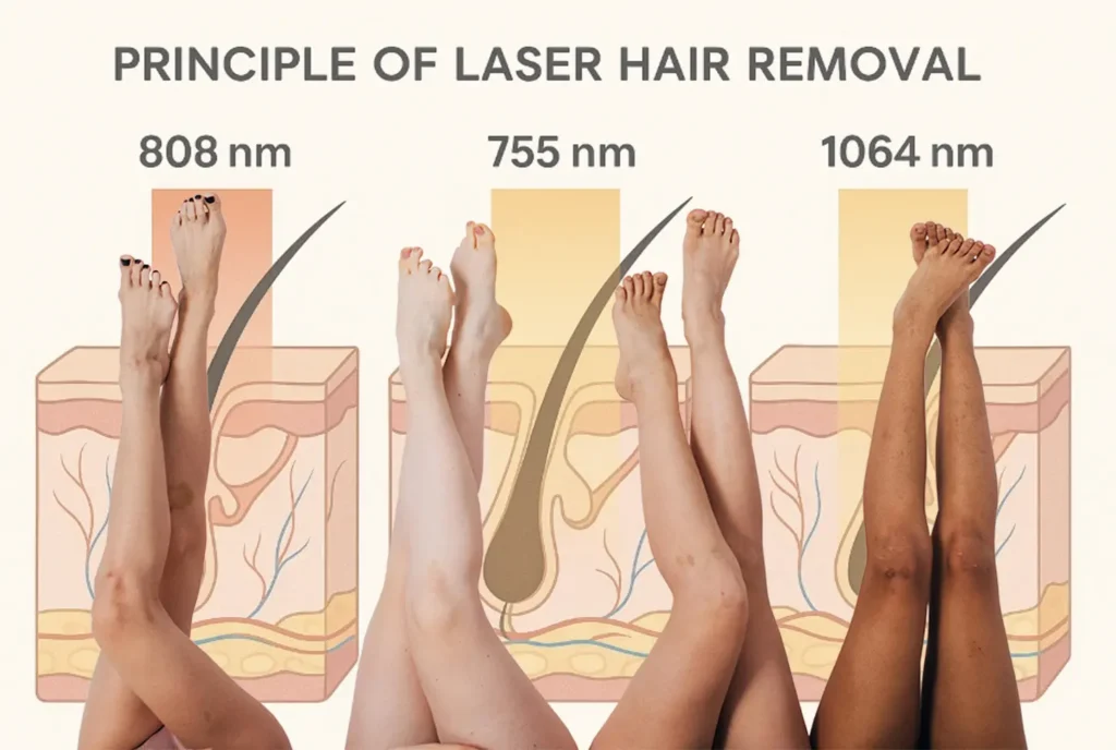 professional laser beauty machine