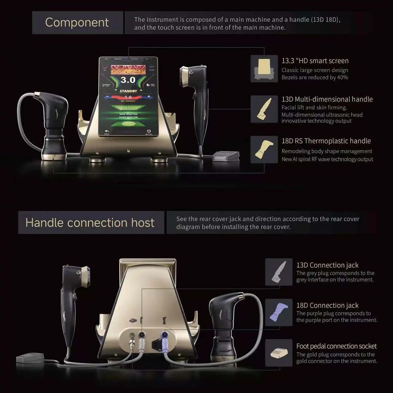 HIFU facial machine