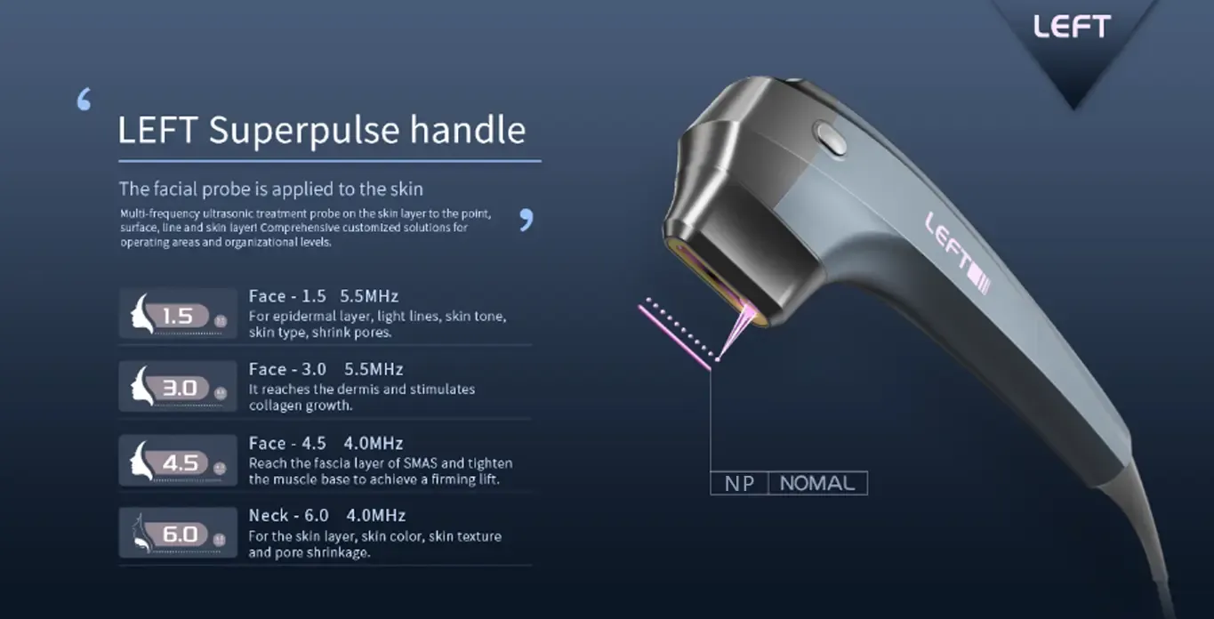 HIFU facial machine