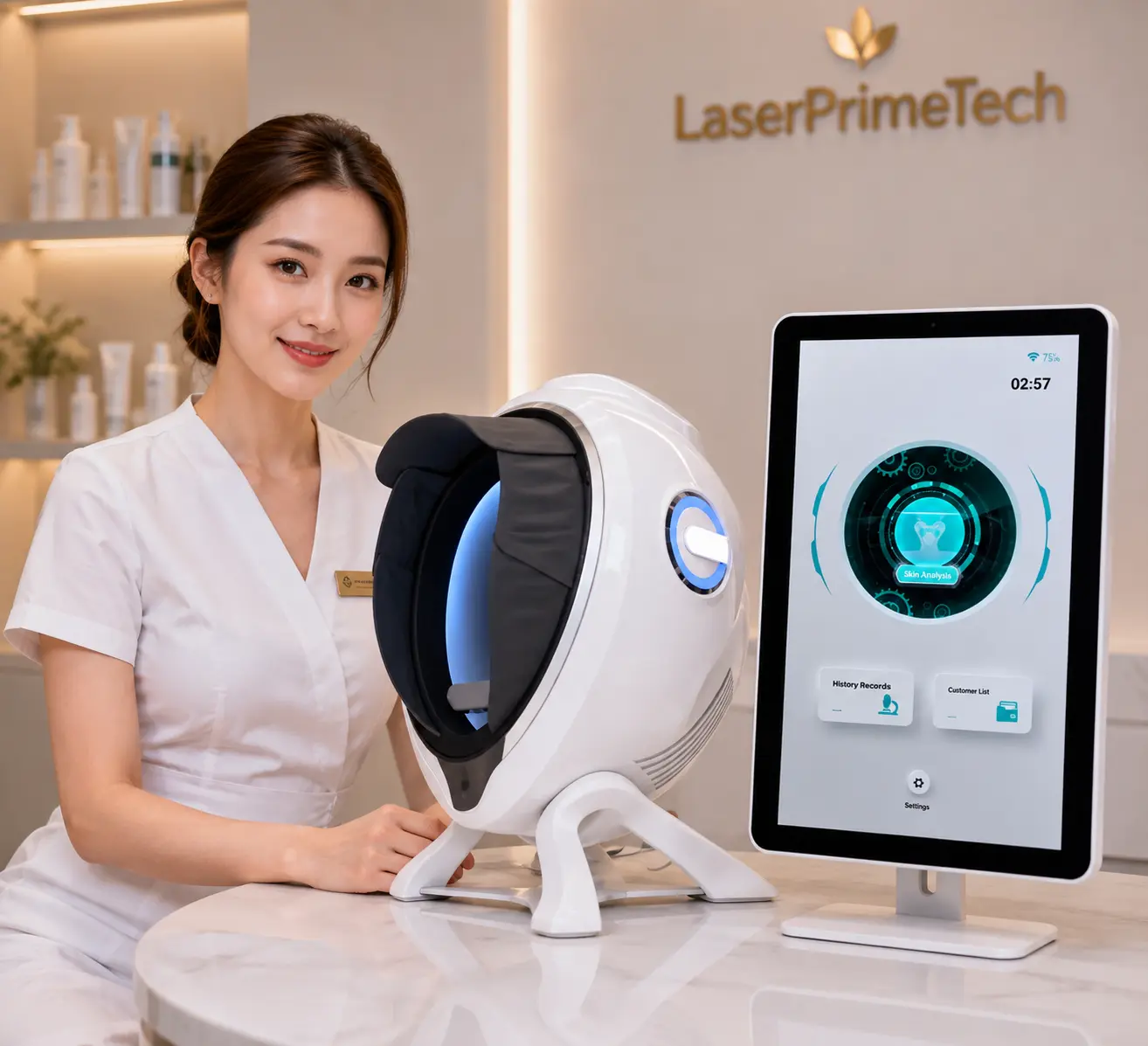 skin analysis machine
